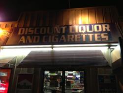 A Discount Liquor & Cigarettes