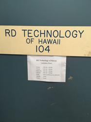 R D Technology of Hawaii Calibration