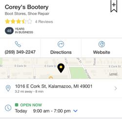 Corey's Bootery