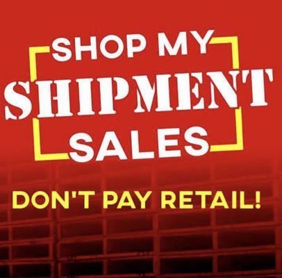 Shop My Shipment Sales