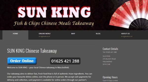 SUN KING Fish And Chips Chinese Takeaway