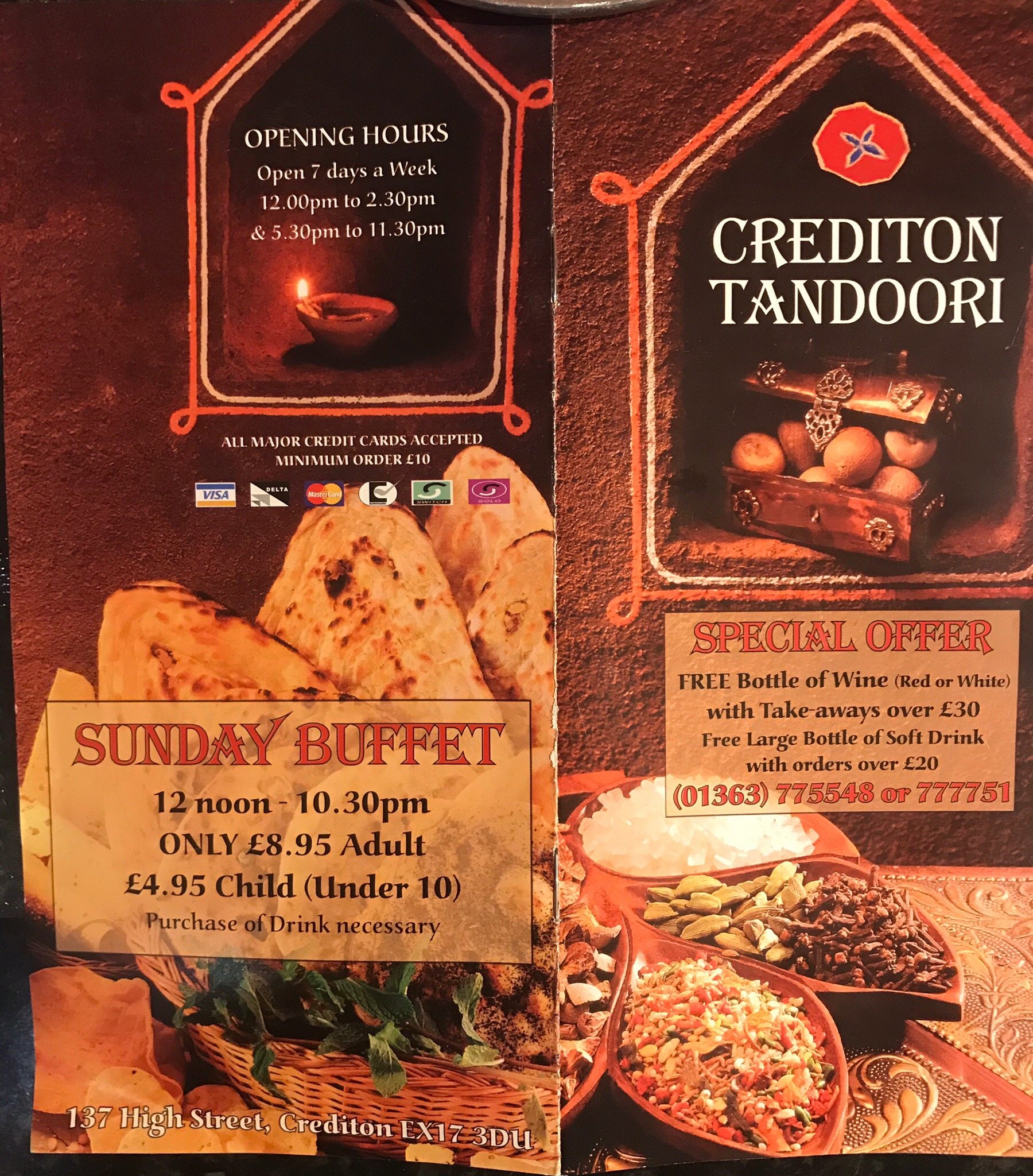 Crediton Tandoori Restaurant & Take Away