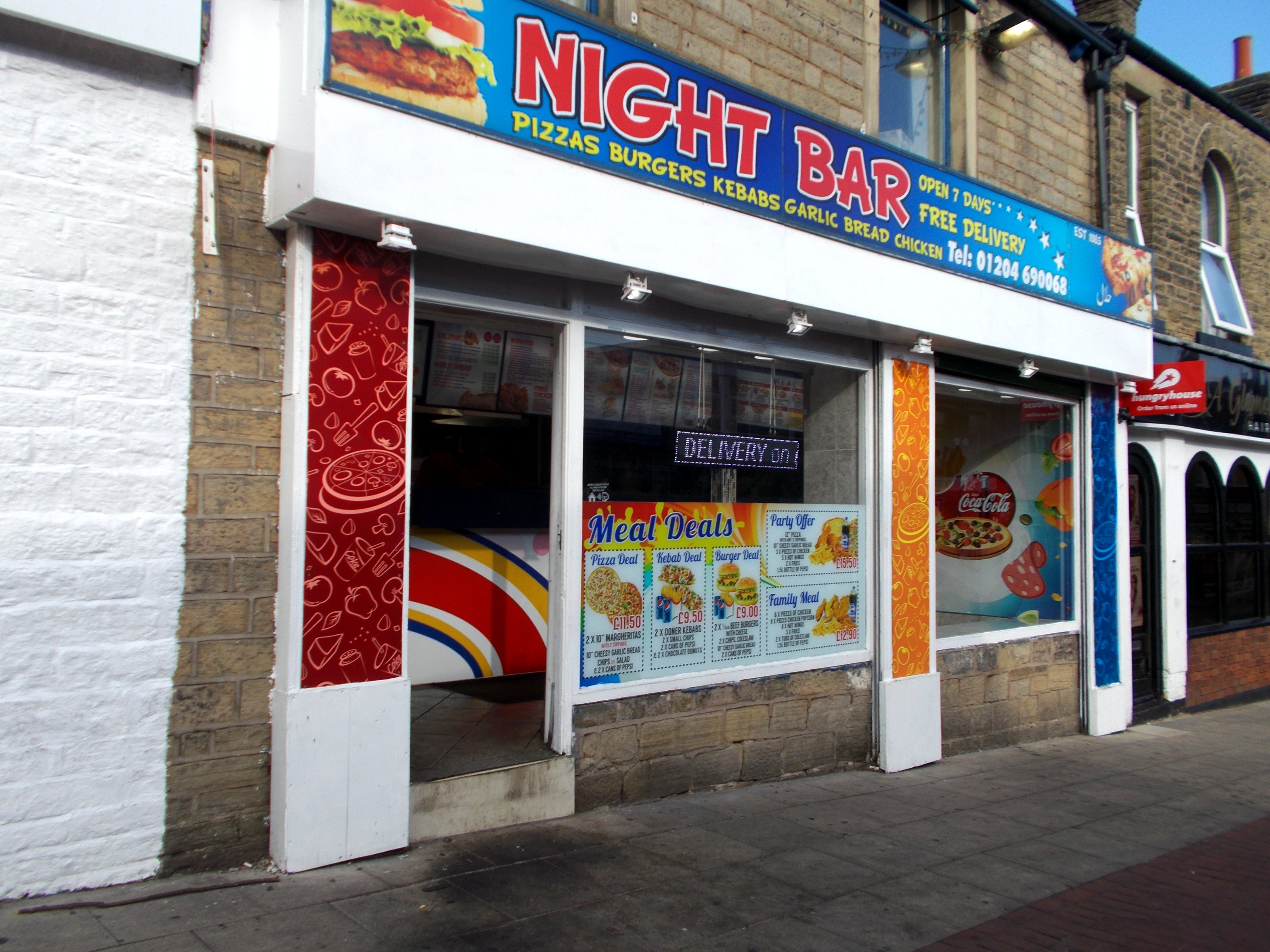 Night Bar Takeaway Horwich