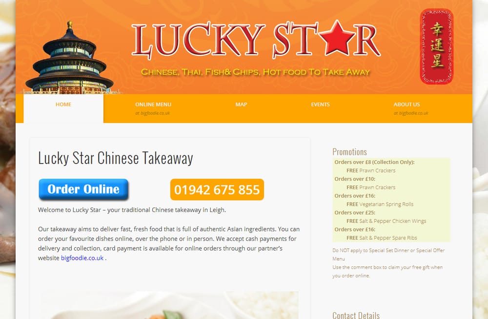 Lucky Star Leigh Chinese Takeaway (Order Online)