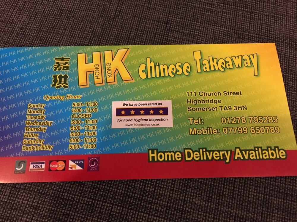 Hong Kong Chinese Takeaway