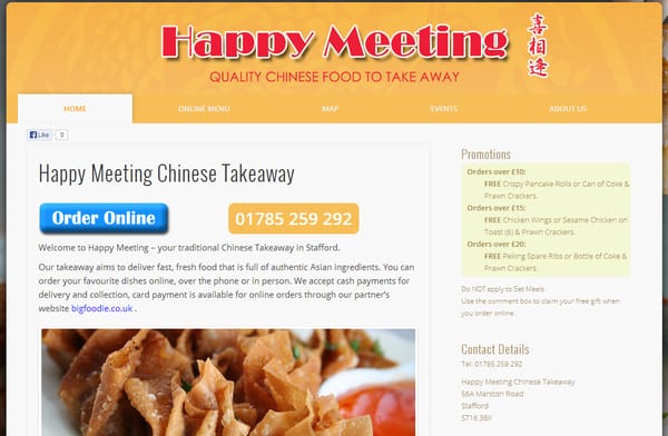Happy Meeting Chinese Takeaway
