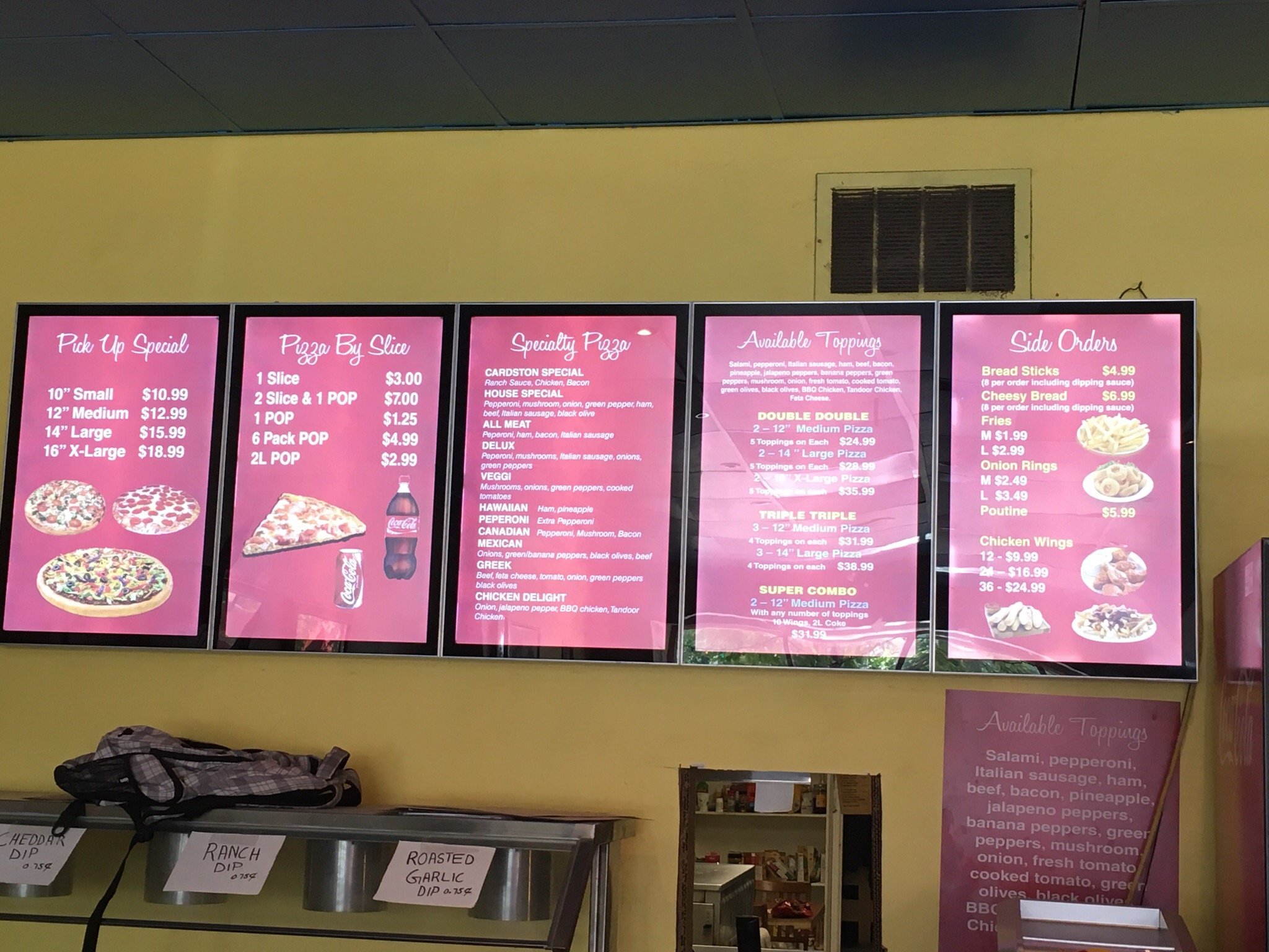 Pizza Hut Cardston Menu