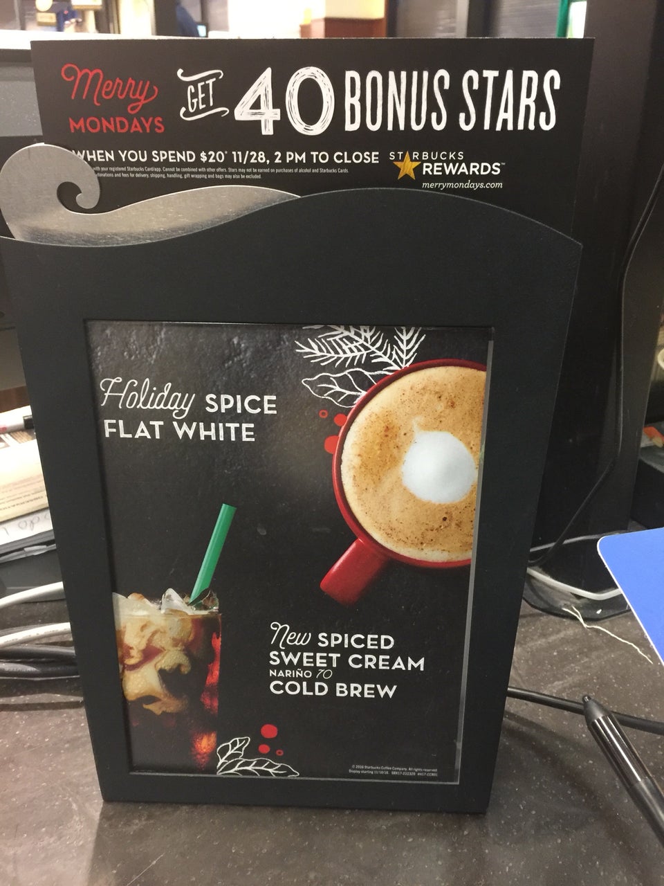 Starbucks Menu