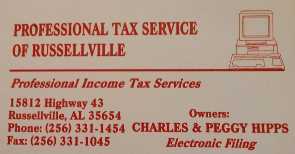 Professional Tax Service Of Russellville 15812 US-43, Russellville Alabama 35653