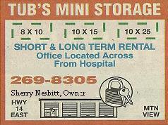 Tub's Mini Storage