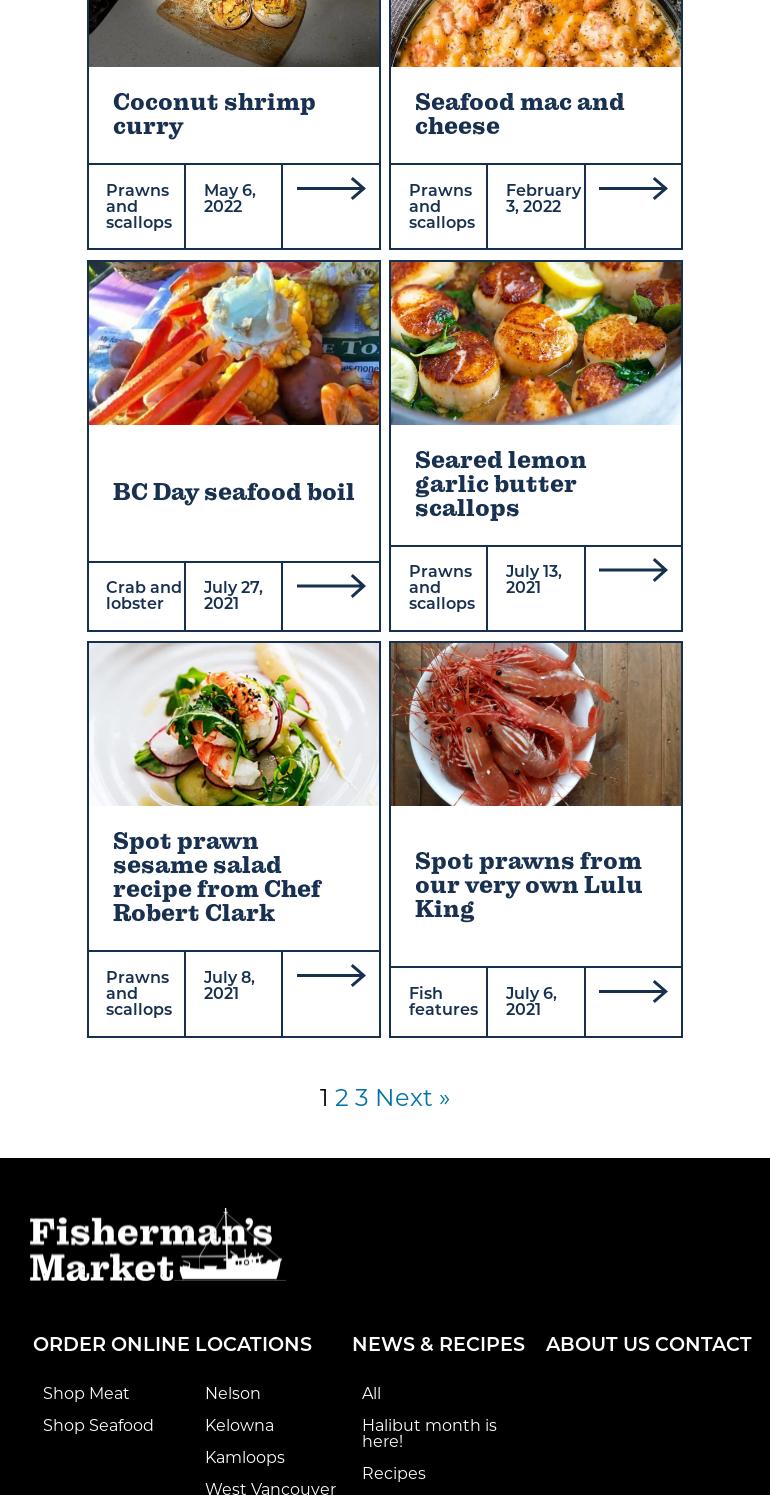 Fisherman's Market West Vancouver Menu