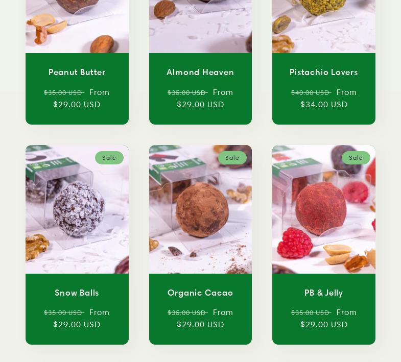 Nailed It Foods Menu