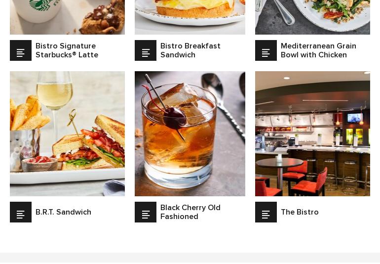 The Bistro - Eat. Drink. Connect.® Menu