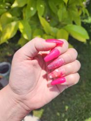 Pink Sky Nails