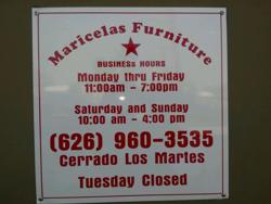 Maricelas Furniture Inc.