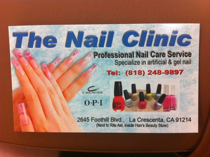 Lina nails clinic 2645 Foothill Blvd, La Crescenta-Montrose California 91214