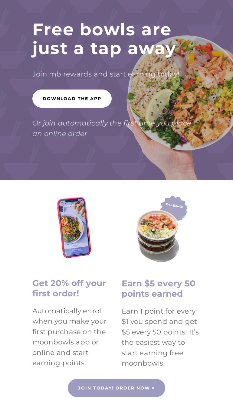 moonbowls (Healthy Korean Bowls- Oakland) Menu