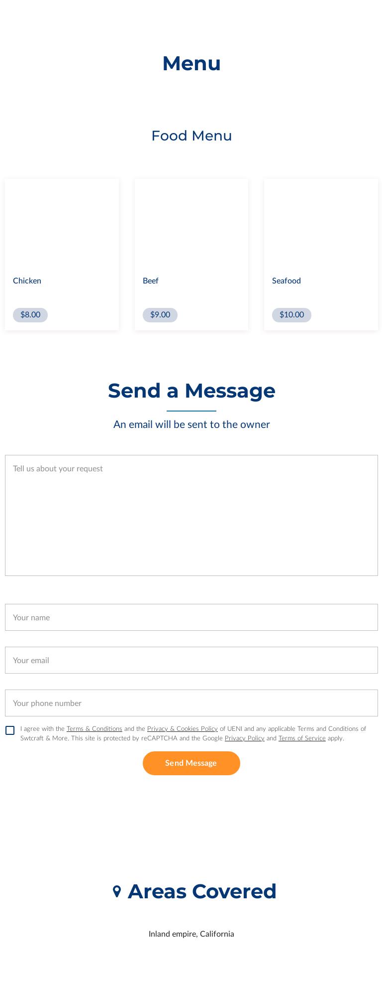 Swtcraft & More Menu