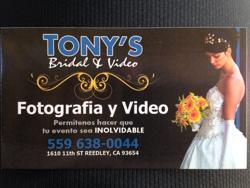 Tony's Bridal & Video