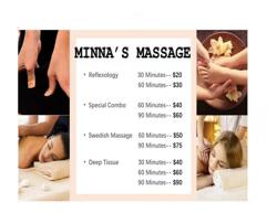 Minna’s Massage Spa | Grand Open Massage Riverside