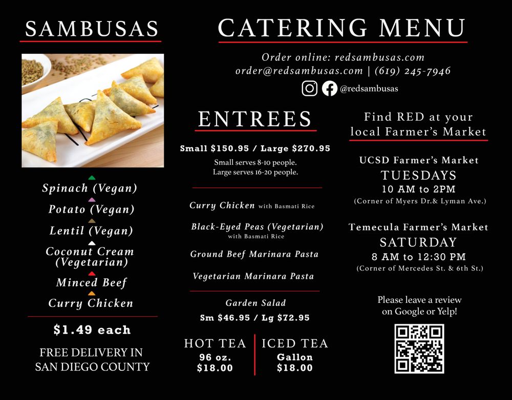 RED Sambusas and Catering