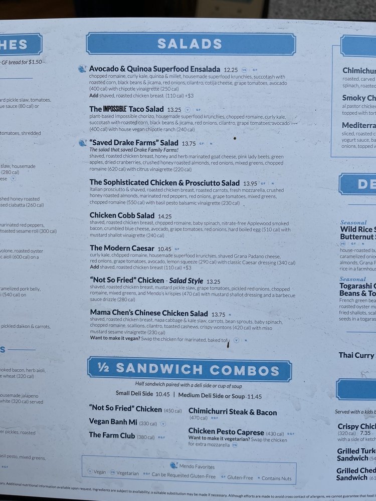 Mendocino Farms, San Francisco - Menu, Reviews (217), Photos (55 ...