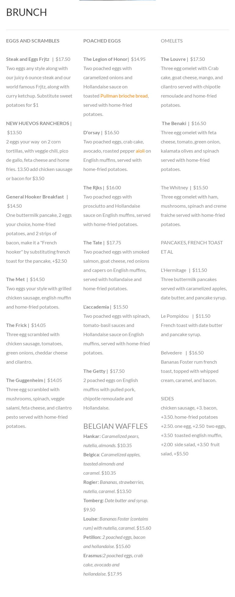 Frjtz San Mateo Belgian Fries Menu