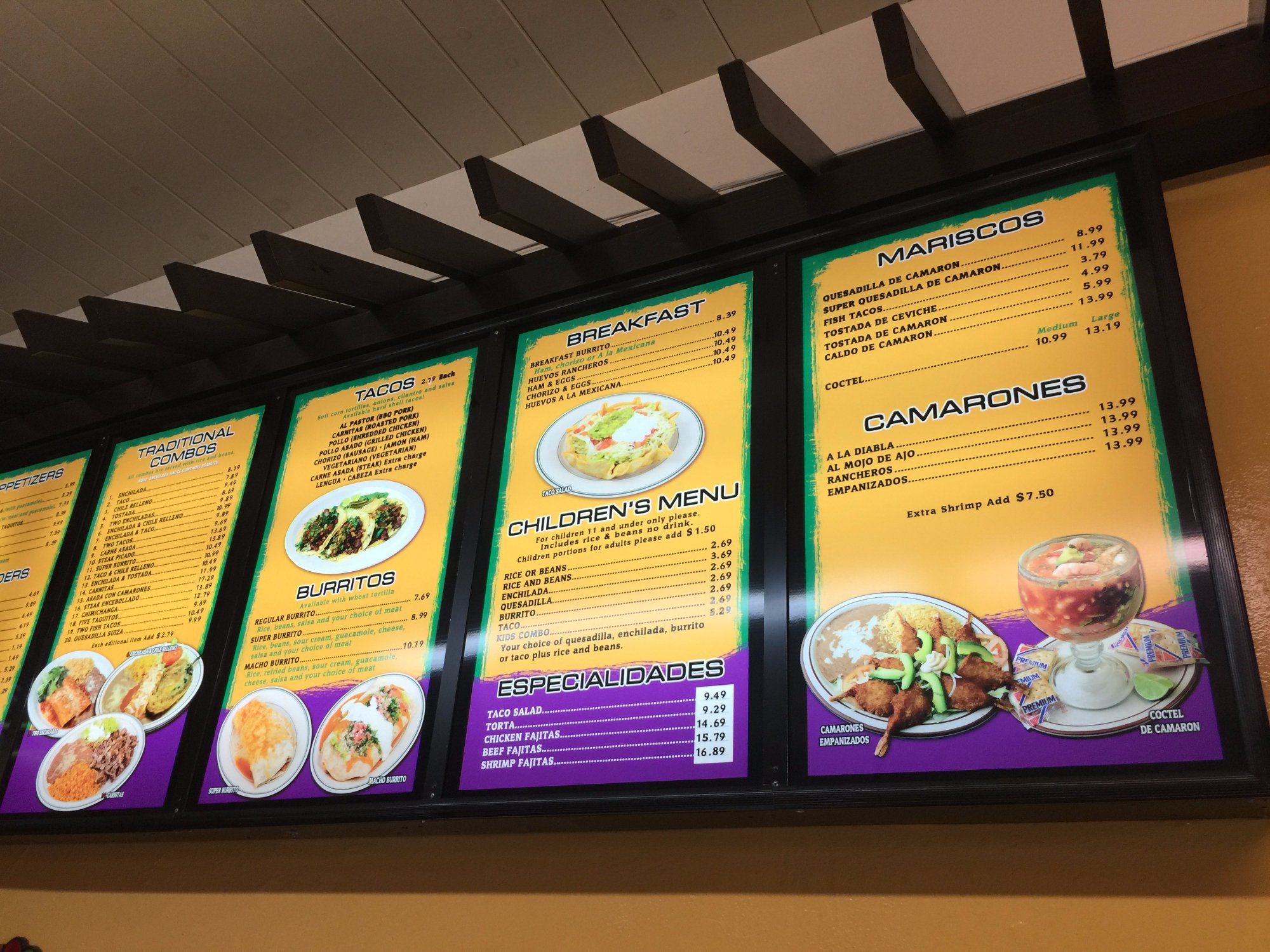 Taqueria Lupita Menu