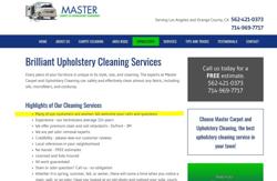 Master Carpet & Upholstery Cleaning