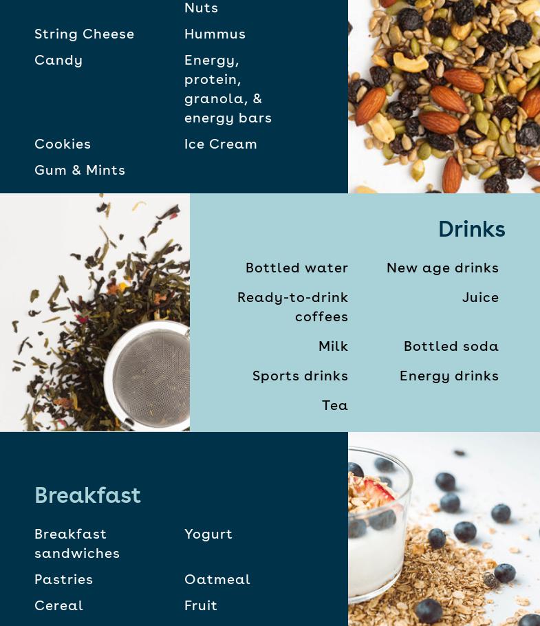 Canteen Catering Menu