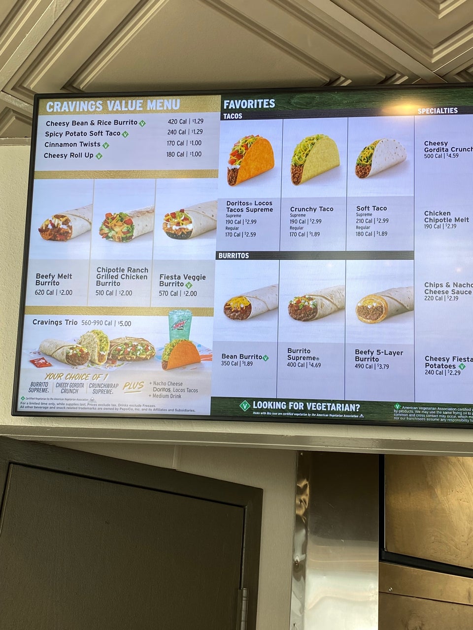 Taco Bell Menu