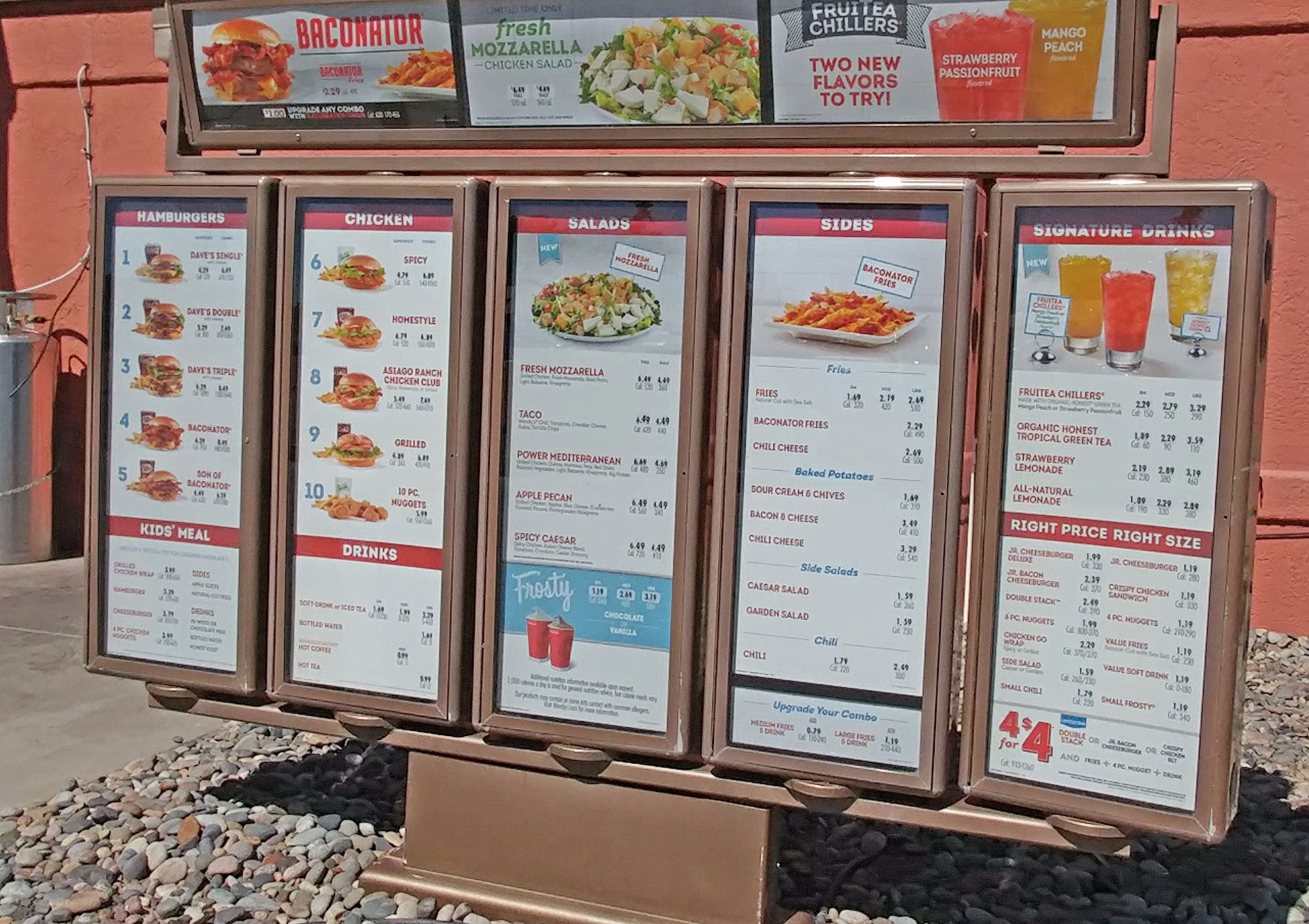 Wendy's Menu