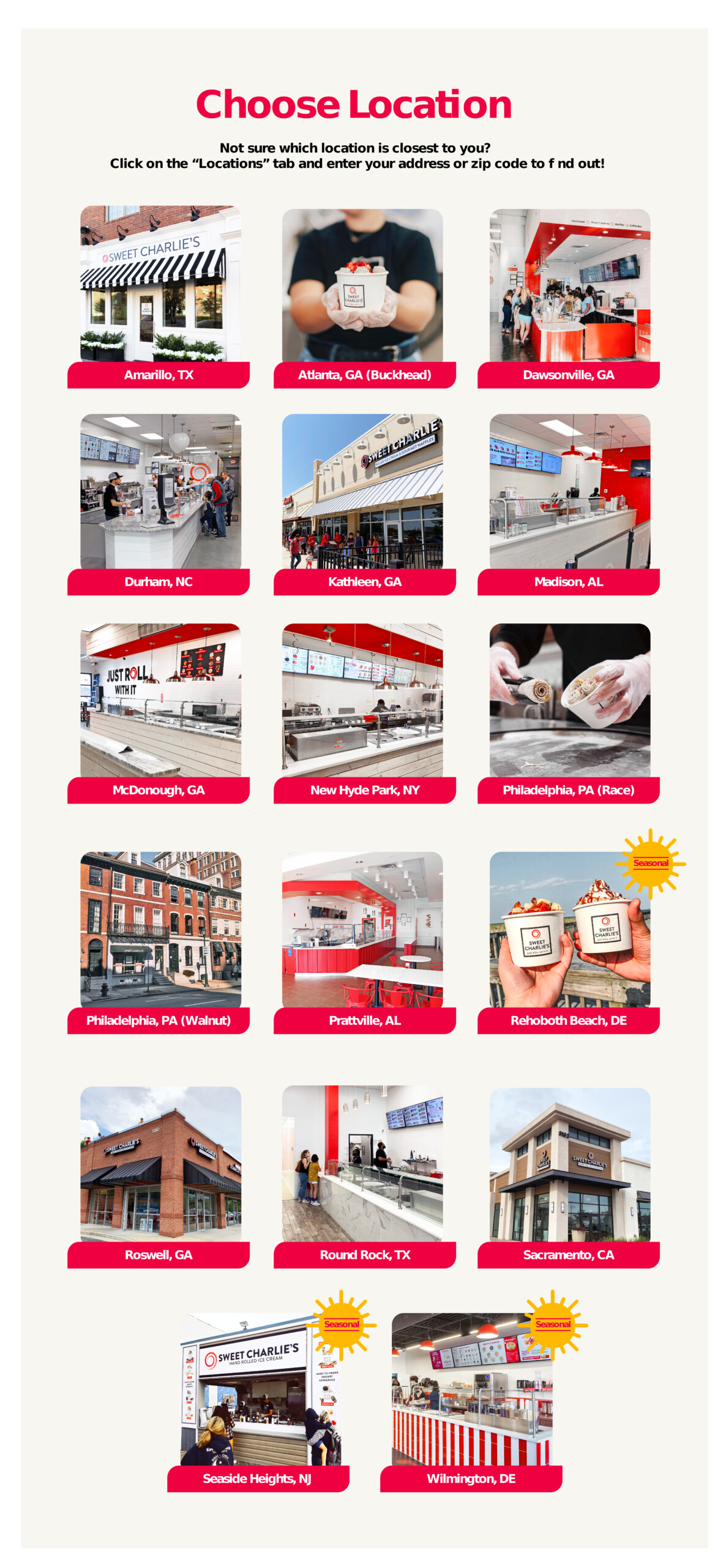 Rockford Creamery Menu