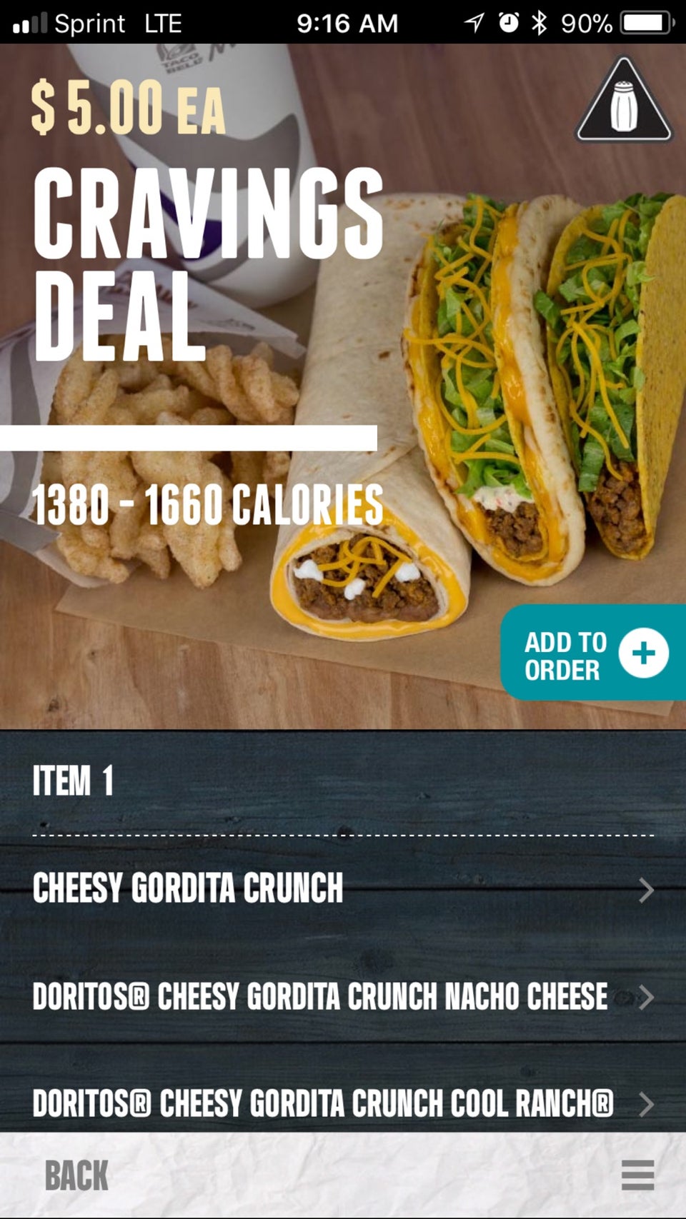 Taco Bell Menu