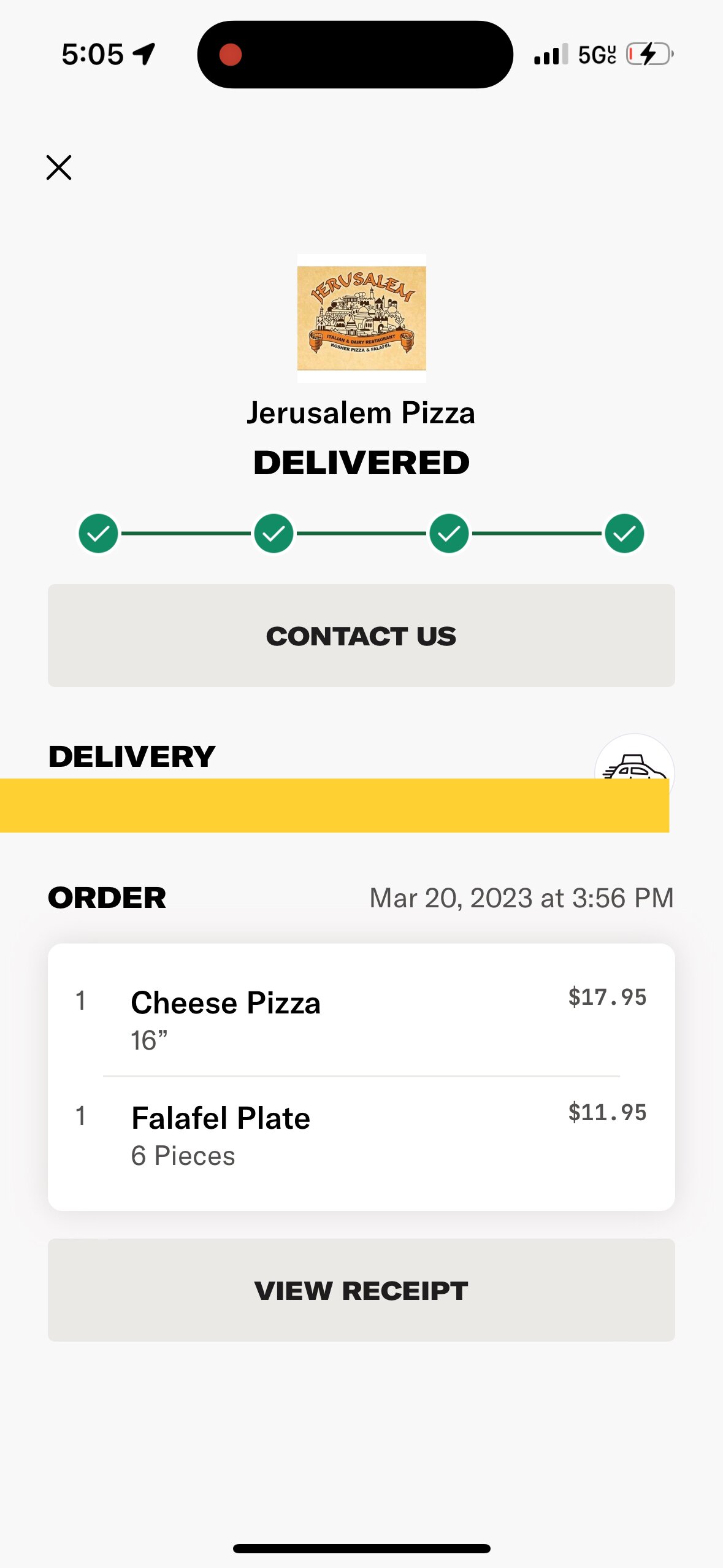 Pizza Montanara Menu