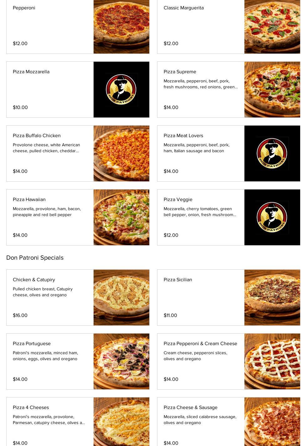 Patroni Wood Fired Pizza, Orlando Menu, Reviews (40), Photos (19