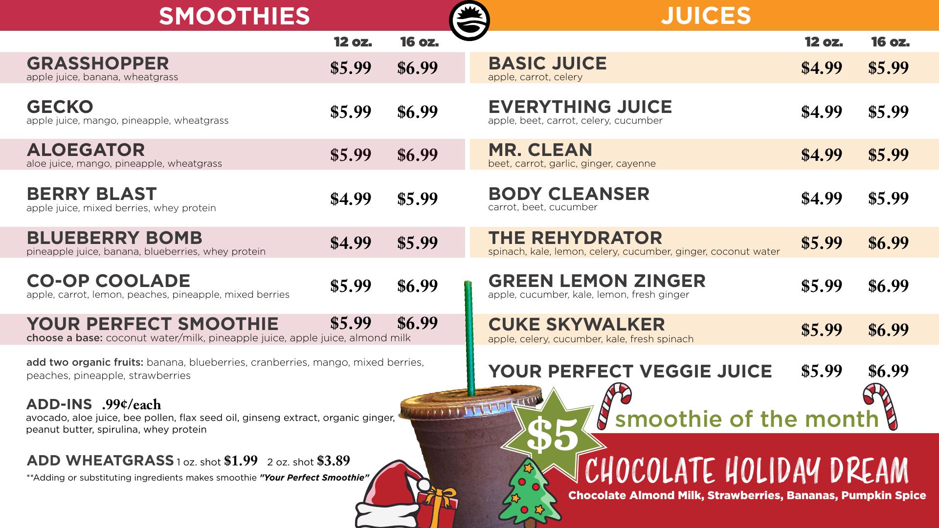 Ever'man Cooperative Grocery & Cafe - 9 Mile Menu