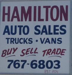 Hamilton Auto Sales Inc