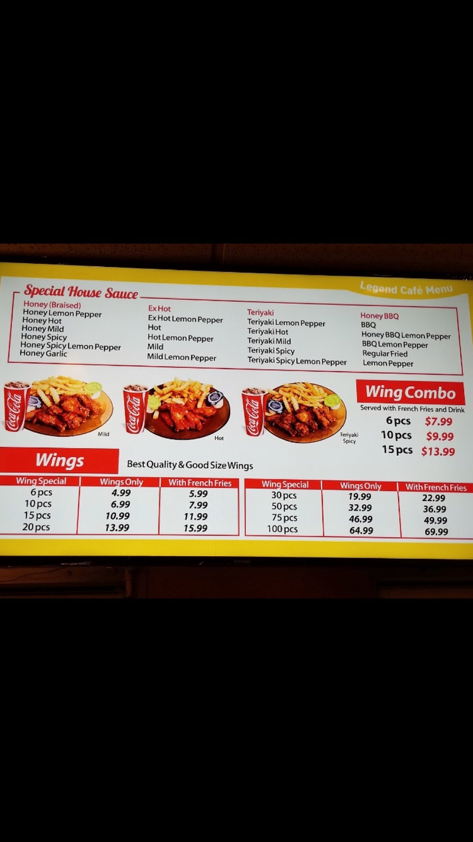 Manding Cafe Menu