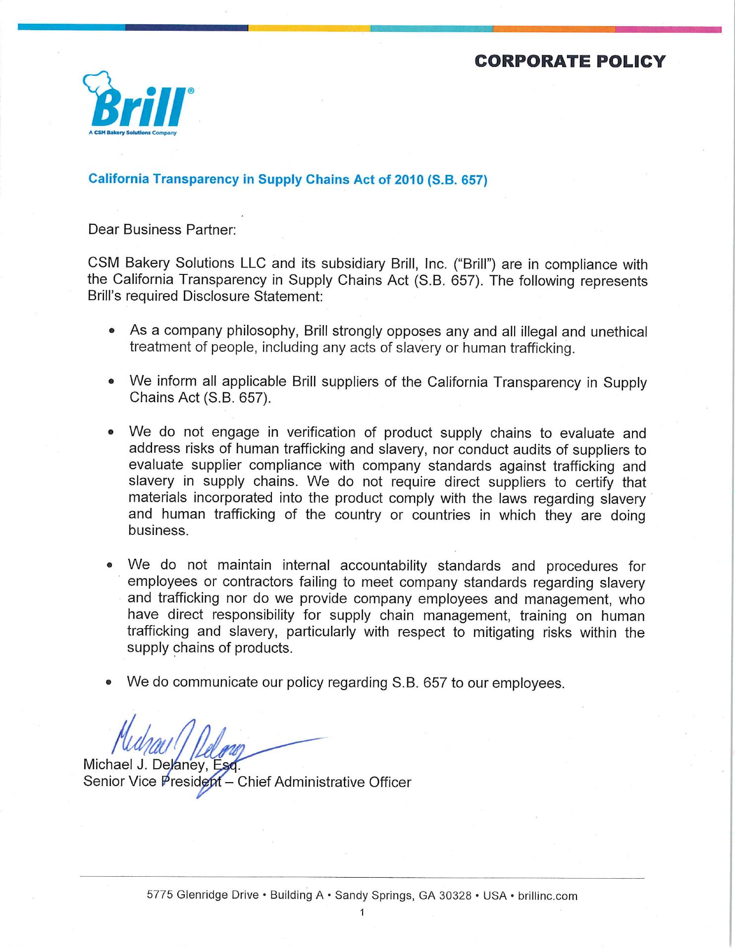 Rise Baking Company Menu