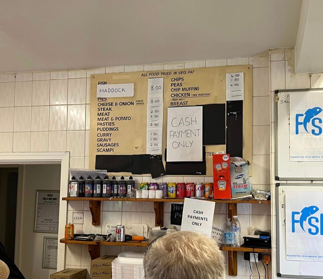 Delph Fish and Chip Shop Menu