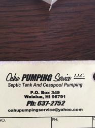 Oahu Pumping Services LLC