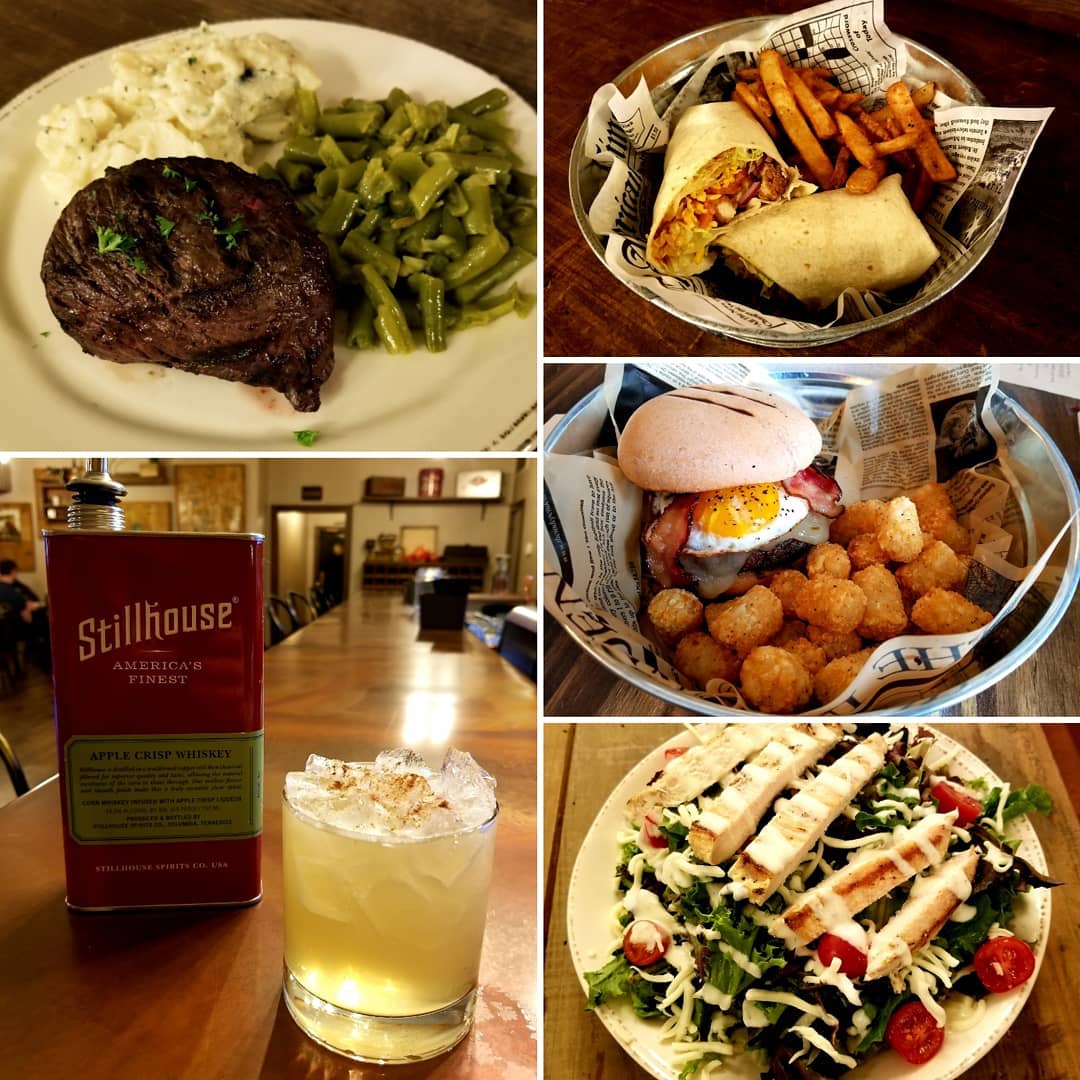 Reclaimed Food & Spirits Menu