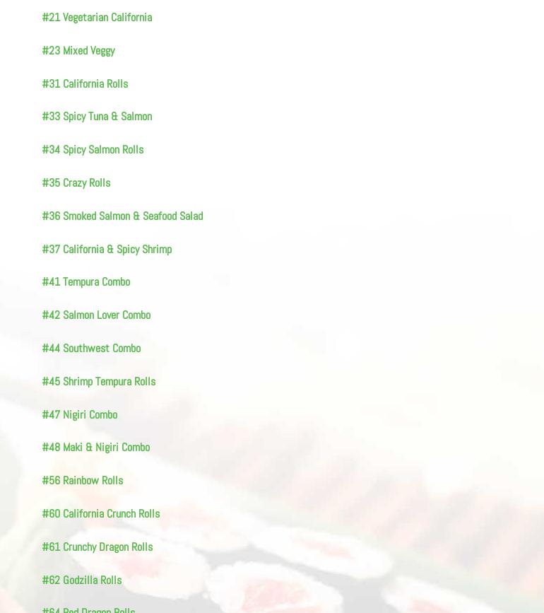 Wisepak Foods LLC Menu