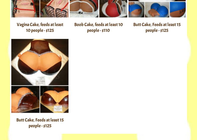 Dimple's Cakehouse Menu