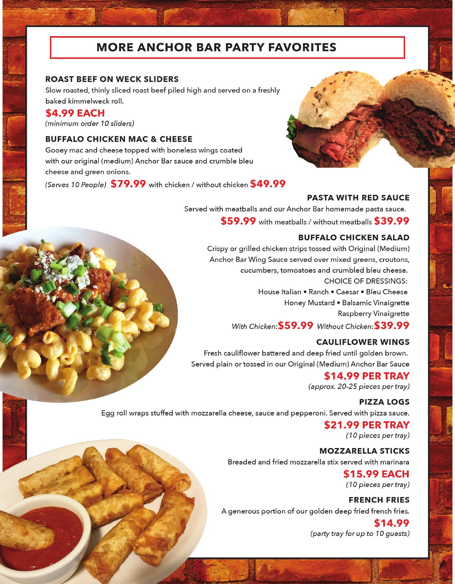 Anchor Bar, Oswego Menu, Reviews (102), Photos (44) Restaurantji