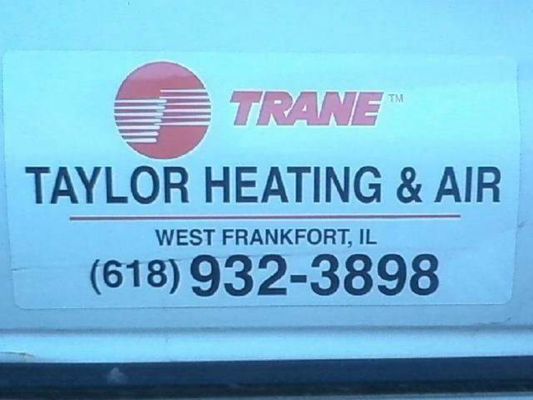 Taylor Heating & Cooling 11875 Calsburg Rd, West Frankfort Illinois 62896