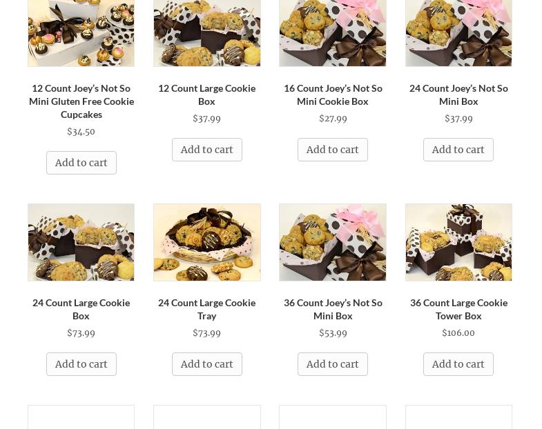 Cookies By Joey Menu