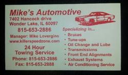 Mike's Automotive Service Inc.