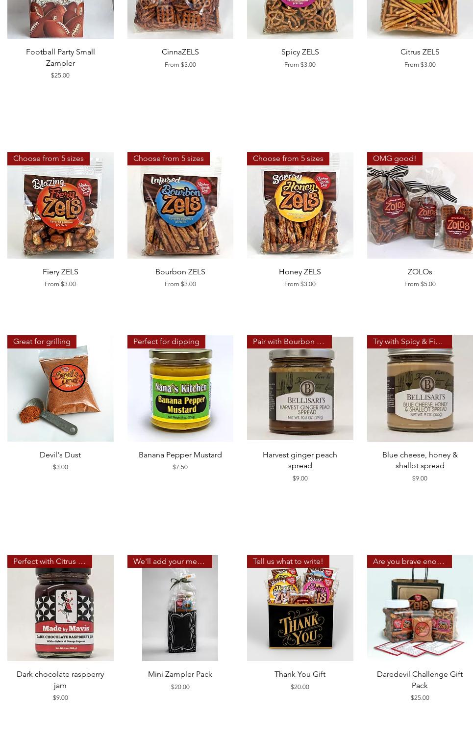 Yankee Doodle ZELS Covington, KY Menu